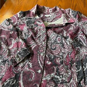 CJ Banks Paisley Jacket